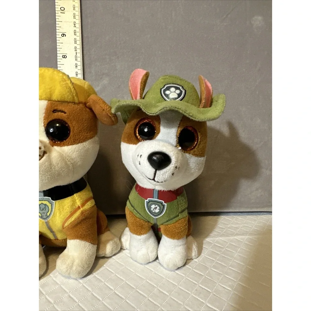 TY Paw‎ Patrol Beanie Boo Dogs Marshall, Rubble, Tracker Plush 6